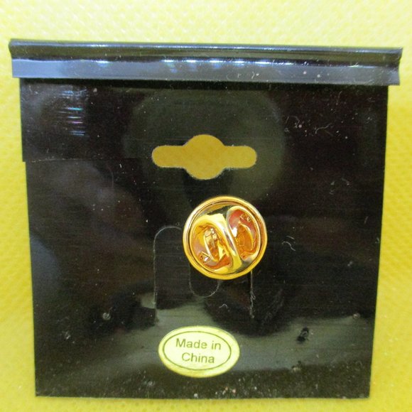 Vintage Rhinestone Heart Brooch Heart Brooch Gold Tone Open Heart Brooch On Card - Picture 7 of 9